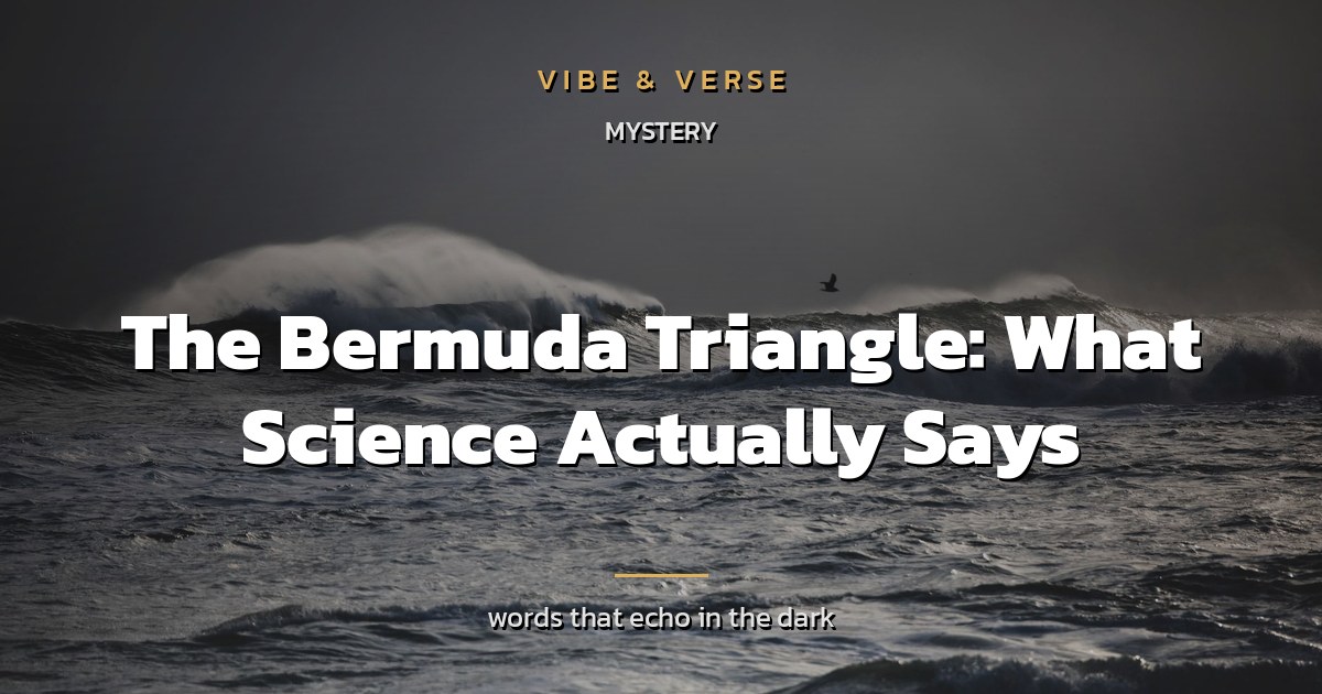 The Bermuda Triangle: What Science Actually Says